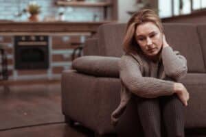 Woman thinking about tips on dealing with a co-occurring disorder